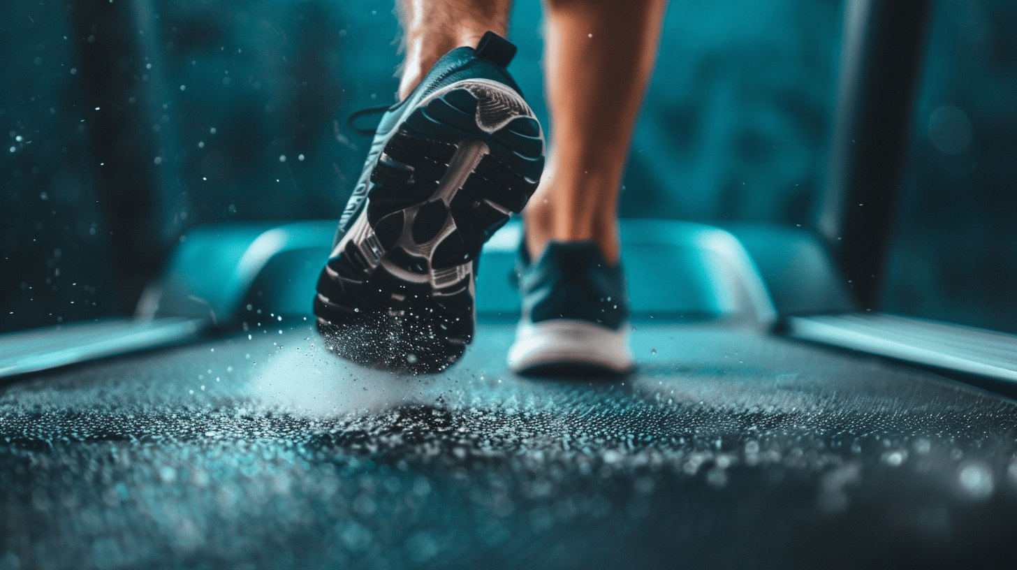 A person performing a HIIT exercise as part of their fitness routine for cardiovascular health.