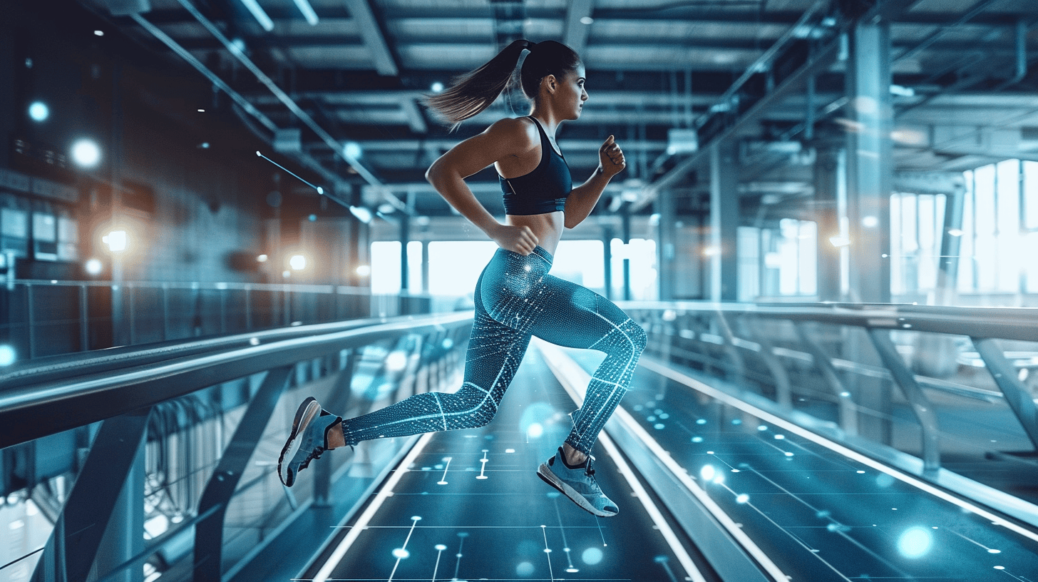 AI predicting and preventing injuries in fitness training.